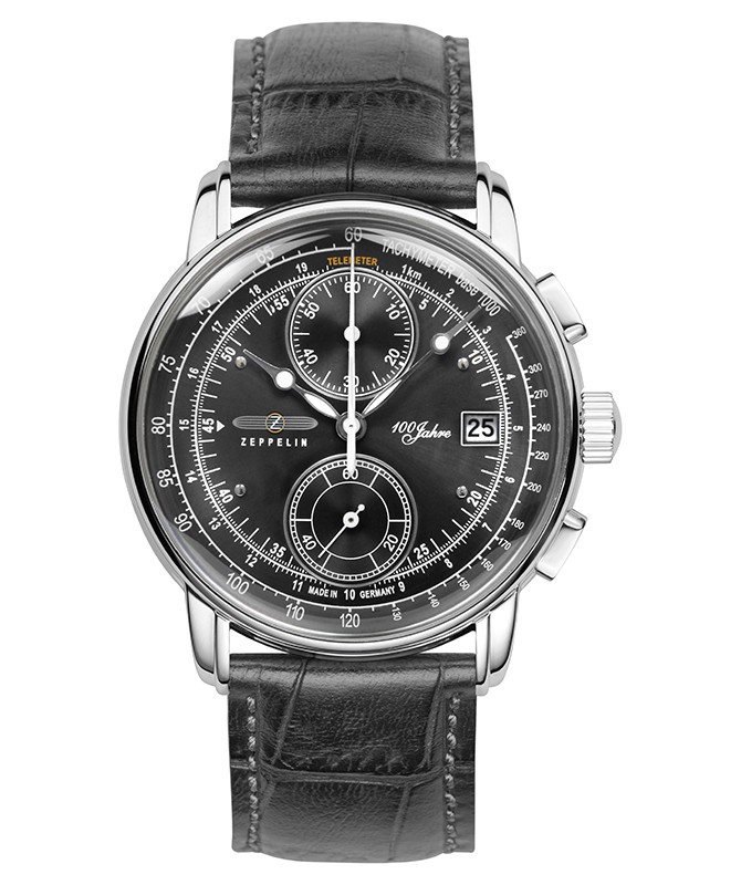 Zeppelin Series 100 Years (Jahre) Quartz Watch 42mm Case Anthracite dial 8670-2