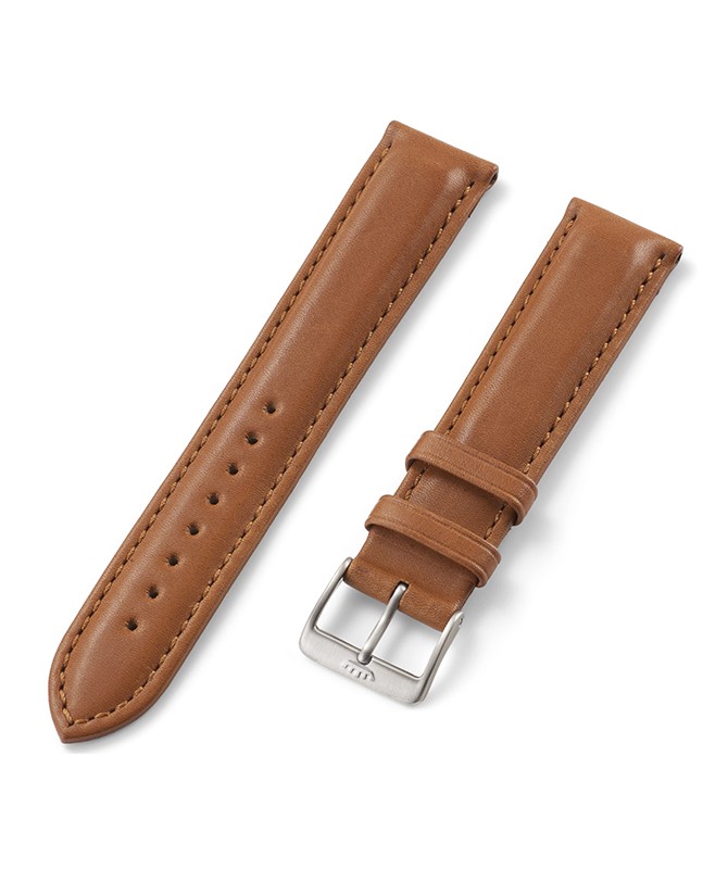 FORTIS Leatherstrap Barenia with pin buckle brushed 99.121.2840.010