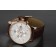 JACQUES LEMANS 'Classic' London Chronograph Watch 10ATM 44mm R/G Case White Dial