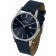 JACQUES LEMANS 'Classic' London Very Thin Date Watch 5ATM 40mm S/S Case Blu Dial