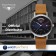 Bauhaus Minimalist Automatic Date watch 41mm Large Day Blue dial 21623