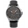 Iron Annie D-Aqui Swiss Quartz Watch Dual Time Zone 42mm Case Black Dial 5840-5
